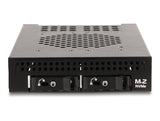 Delock 3.5″ Wechselrahmen für 2 x M.2 NVMe SSD mit OcuLink SFF-8612 Anschluss