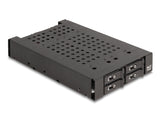 Delock 3.5″ Wechselrahmen für 4 x M.2 NVMe SSD mit OcuLink SFF-8612 Anschluss