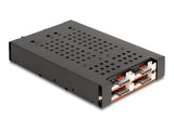 Delock 3.5″ Wechselrahmen für 4 x M.2 NVMe SSD mit OcuLink SFF-8612 Anschluss