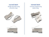 Delock RJ45 Netzwerkkabel Cat.6A Stecker zu Stecker mit gebogener Rastnase U/FTP Slim 2 m grün