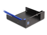Delock 5.25″ Metall Einbaurahmen für Slim Bay Wechselrahmen mit USB 5 Gbps Hub