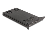 Delock PCI Express x16 Karte Wechselrahmen für 2 x M.2 NVMe SSD - Bifurcation