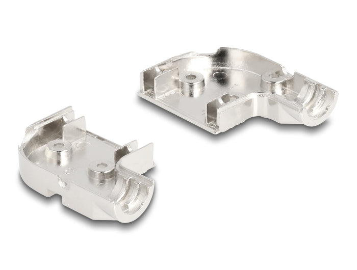 Delock Gehäuse für D-Sub 9 Pin Stecker / Buchse 90° gewinkelt Zinklegierung