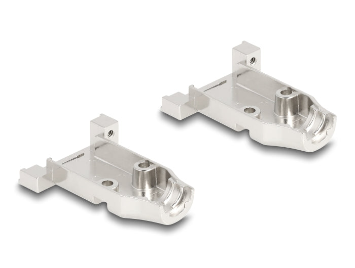 Delock Gehäuse für D-Sub 9 Pin Stecker / Buchse mit Zugentlastung Zinklegierung