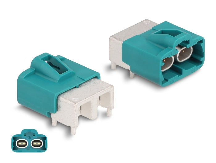 Delock Easy HighspeedData double Stecker gewinkelt für PCB