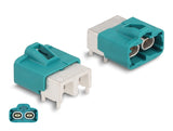 Delock Easy HighspeedData double Stecker gewinkelt für PCB