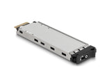 Delock 5.25″ Wechselrahmen für 8 x M.2 NVMe SSD mit Slim SAS SFF-8654 Anschluss