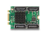 Delock Konverter M.2 Key B+M Stecker zu 4 x SATA Stecker mit RAID und HyperDuo