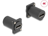 Delock D-Typ Modul DisplayPort Buchse zu Buchse 4K schwarz