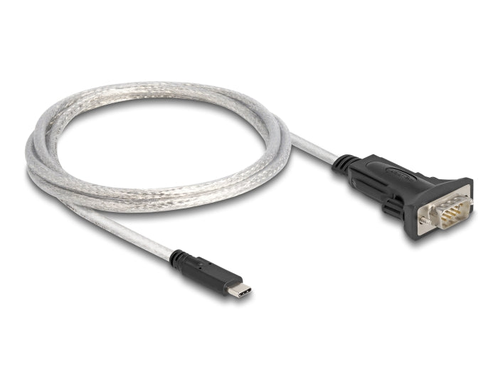 Delock Adapter USB Type-C™ zu 1 x Seriell RS-422/485 Stecker mit 6 Pin Terminalblock 5 V 1 m