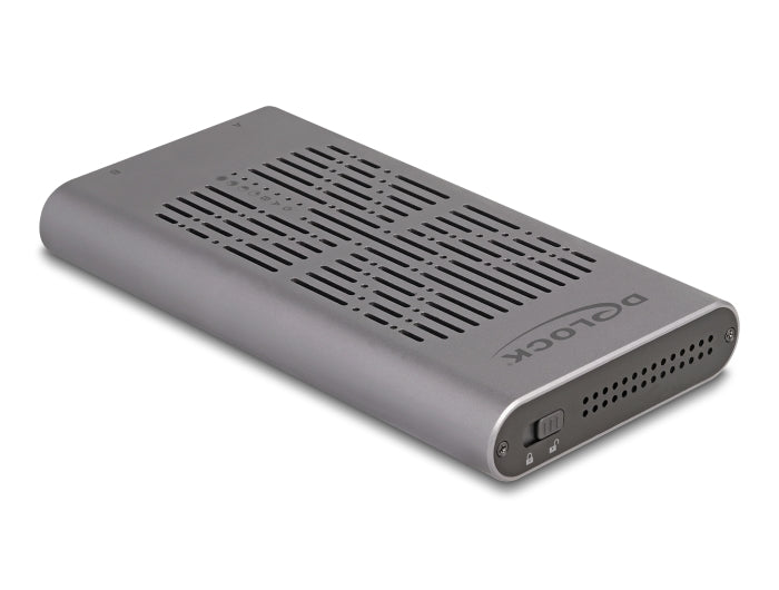 Delock Externes USB 20 Gbps Gehäuse für 2 x M.2 NVMe PCIe SSD mit USB Type-C™ Buchse und Klon Funktion