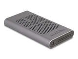 Delock Externes USB 20 Gbps Gehäuse für 2 x M.2 NVMe PCIe SSD mit USB Type-C™ Buchse und Klon Funktion