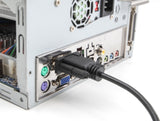 Delock RS-232 Kabel Seriell D-Sub9 Stecker zu Buchse mit schmalem Steckergehäuse 2 m
