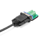 Delock RS-232 Kabel Seriell D-Sub9 Stecker zu Stecker mit schmalem Steckergehäuse 0,5 m