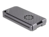 Delock USB 40 Gbps Gehäuse für 1 x M.2 NVMe SSD im Gaming Style mit LED und Lüfter - werkzeugfrei