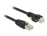 Delock GigE Kamera Kabel RJ45 Stecker zu RJ45 Stecker mit Schrauben Cat.6 S/FTP 3 m