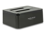 Delock USB 5 Gbps Dual Dockingstation für 2 x SATA HDD / SSD mit Klon Funktion