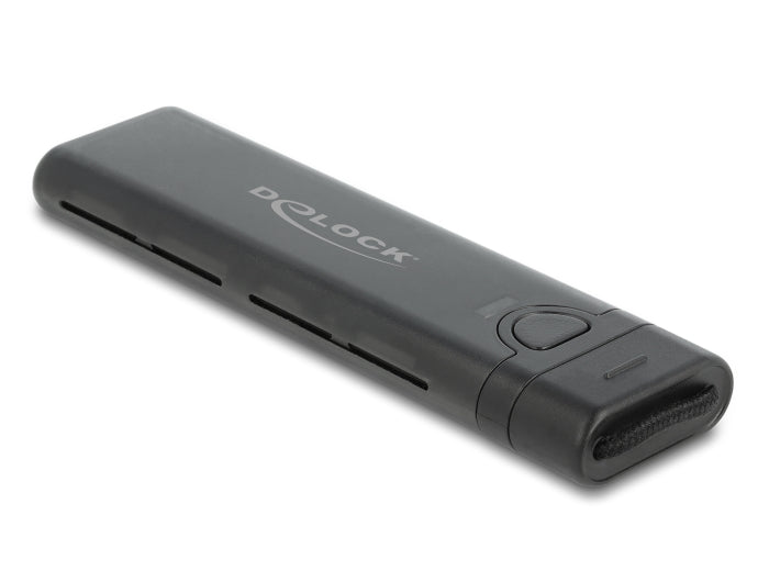 Delock Externes USB Type-C™ Combo Gehäuse für M.2 NVMe PCIe oder SATA SSD - werkzeugfrei