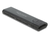 Delock Externes USB Type-C™ Combo Gehäuse für M.2 NVMe PCIe oder SATA SSD - werkzeugfrei