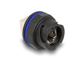 Delock RJ45 Cat.6A Einbaubuchse / Kupplung schwarz