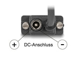 Delock Seriell Kabel RS-232 D-Sub9 Buchse zu D-Sub9 Buchse Stromanschluss an Pin 9 0,5 m