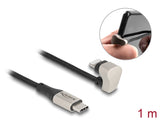 Delock Daten- und Ladekabel USB Type-C™ zu Lightning™ für iPhone™ und iPad™ 180° gewinkelt 1 m MFi
