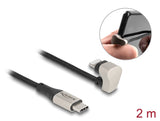 Delock Daten- und Ladekabel USB Type-C™ zu Lightning™ für iPhone™ und iPad™ 180° gewinkelt 2 m MFi