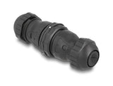 Delock Kabelverbinder LSA zu LSA Cat.6A IP68 staub- und wasserdicht schwarz
