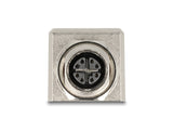 Delock M12 Adapter X-kodiert 8 Pin Buchse zu RJ45 Buchse Cat.6A STP geschirmt gerade