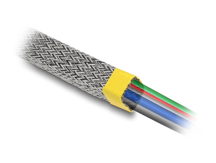 Delock Geflechtschlauch zur EMI Abschirmung dehnbar 10 m x 20 mm