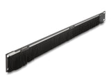 Delock 19″ Kabelmanagement Bürstenleiste unten offen 1 HE dunkelgrau