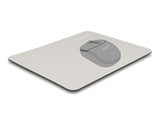 Delock Mauspad greige 220 x 180 mm Glasbeschichtung