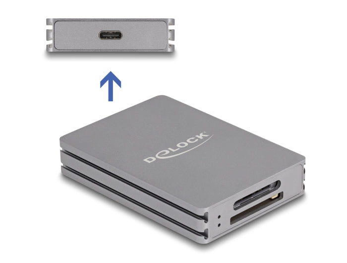 Delock USB Type-C™ Card Reader für SD und CFexpress Typ A Speicherkarten
