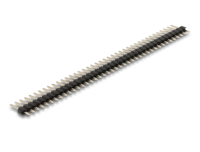 Delock Stiftleiste 40 Pin, Rastermaß 2,54 mm, 1-reihig, gerade, 5 Stück