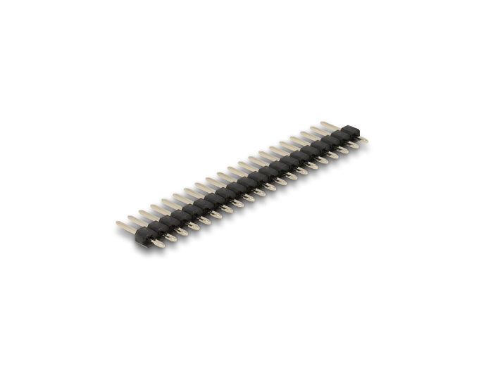 Delock Stiftleiste 20 Pin, Rastermaß 2,54 mm, 1-reihig, gerade, 5 Stück