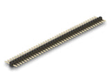 Delock Stiftleiste 40 Pin, Rastermaß 1,27 mm, 1-reihig, gerade, 5 Stück