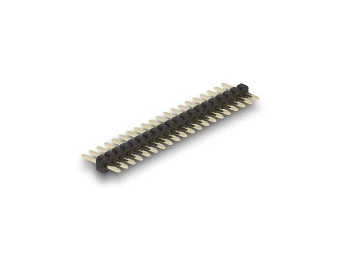 Delock Stiftleiste 20 Pin, Rastermaß 1,27 mm, 1-reihig, gerade, 5 Stück