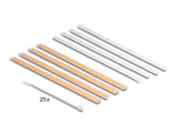 Delock 19″ D-Typ Patchpanel mit Entlastungsschienen 32 Port 2 HE schwarz