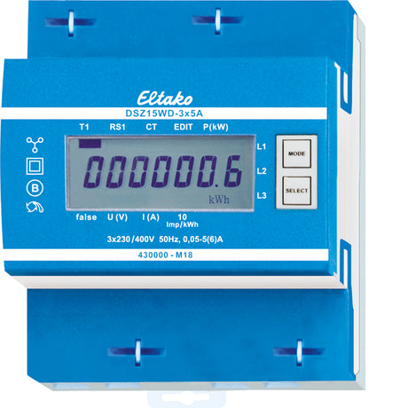 Messwandlerzähler Vierlei                         elektr digi geeicht B 5A