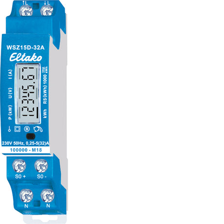Wechselstromzähler 1ph 32                         elektr digi geeicht B 5A