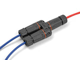 Delock Kabelverbinder Y-Adapter RJ45 Buchse zu 2 x RJ45 Buchse Cat.6 IP68 staub- und wasserdicht Outdoor