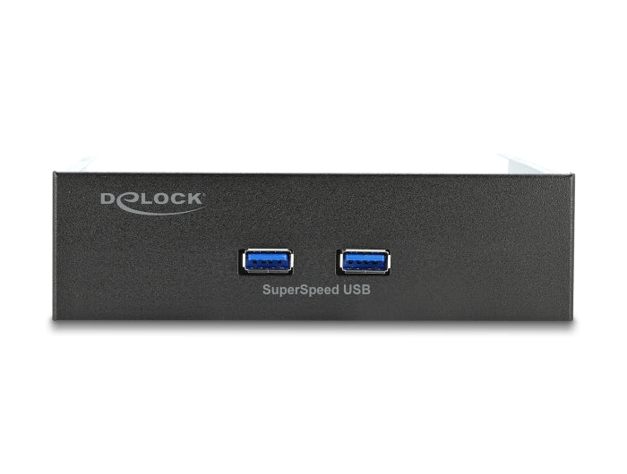 Delock Front Panel 5.25″ mit 2 x USB 5 Gbps Typ-A Ports