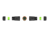 Delock LWL Kabelverbinder SC Duplex Buchse zu SC Duplex Buchse APC mit M20 Gewinde IP68 staub- und wasserdicht
