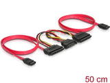 Delock SATA All-in-One Kabel für 2x HDD