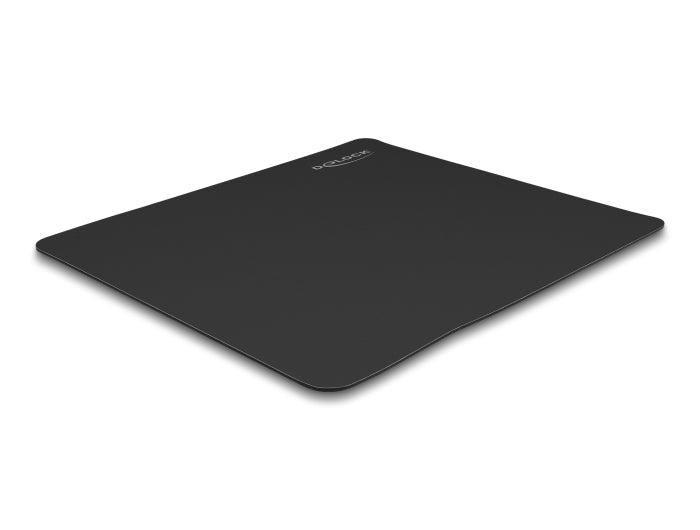 Delock Mauspad schwarz 450 x 400 mm "Glas"-Beschichtung