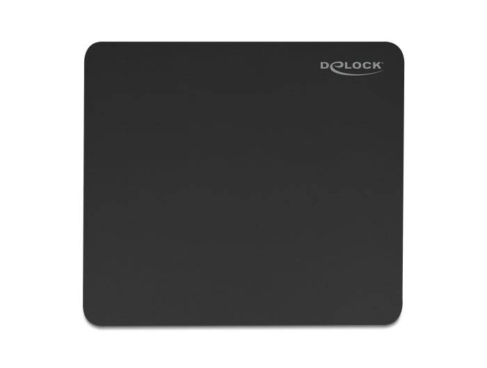 Delock Mauspad schwarz 450 x 400 mm "Glas"-Beschichtung