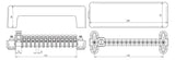 DEHN SE Potentialausgleichschiene 1ltg PAS AH RK 13X25 1X8.10 Ms m.Haube