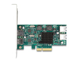 Delock PCI Express x4 Karte zu 2 x extern USB 5 Gbps Typ-A + 2 x intern USB 5 Gbps Typ-A Dual Channel - Low Profile Formfaktor