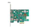 Delock PCI Express x1 Karte zu 1 x extern USB Type-C™ Buchse PD 30 W + 2 x extern USB Typ-A Buchse USB 5 Gbps