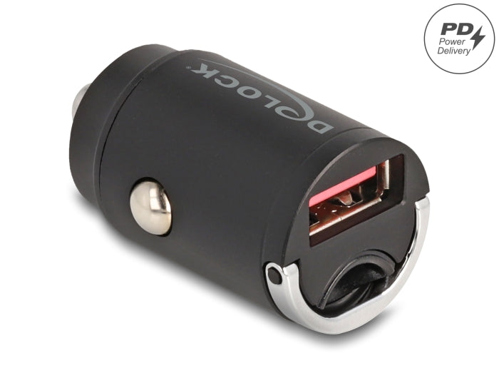Delock Mini Kfz Ladeadapter USB Typ-A mit 18 W